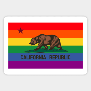 California Republic Pride Flag Magnet